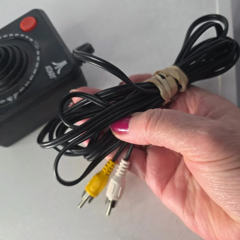 Atari Plug N Play 10 in TV Joystick Game Jakks Pacific